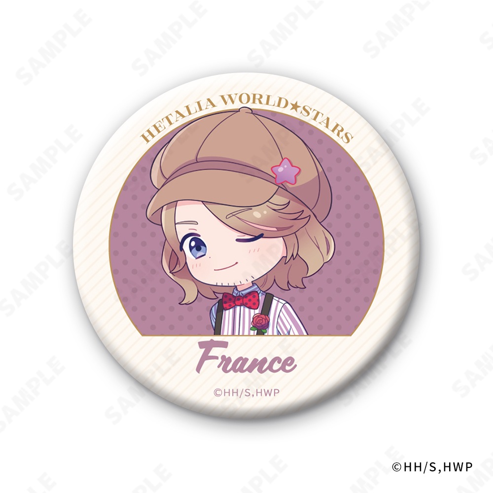 予約販売】ヘタリアWorld☆Stars トレーディング缶バッジ（単品
