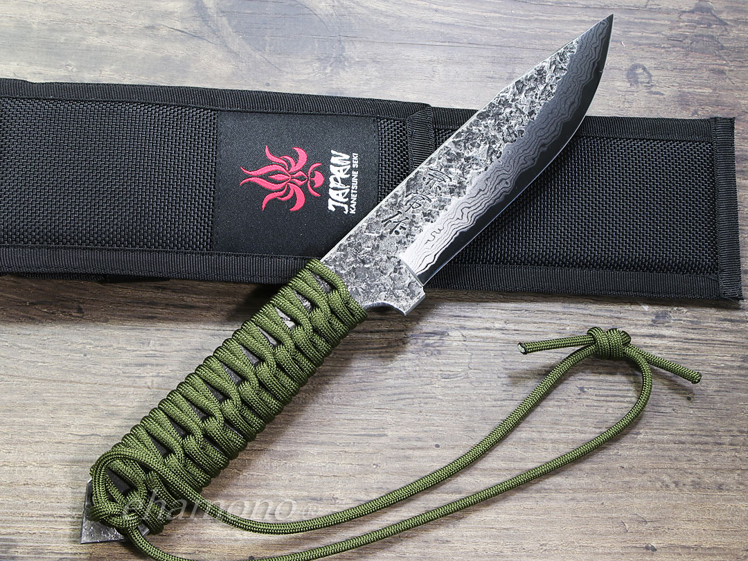 関兼常作【烏】KARASU 青紙2号ダマスカス