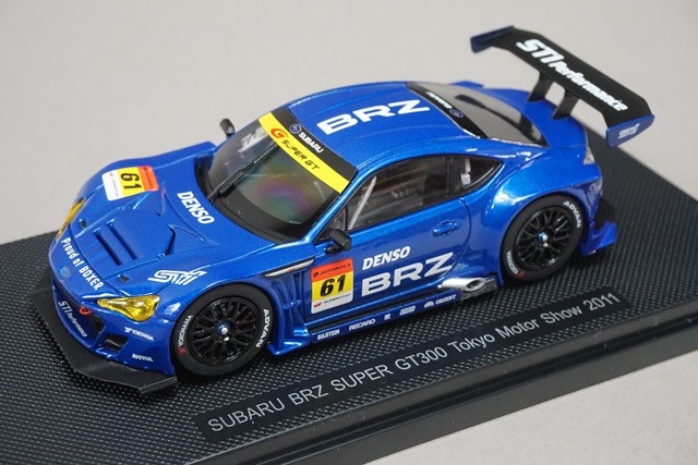 1/43 エブロ 44762 スバル BRZ スーパー GT300 東京 モーターショー