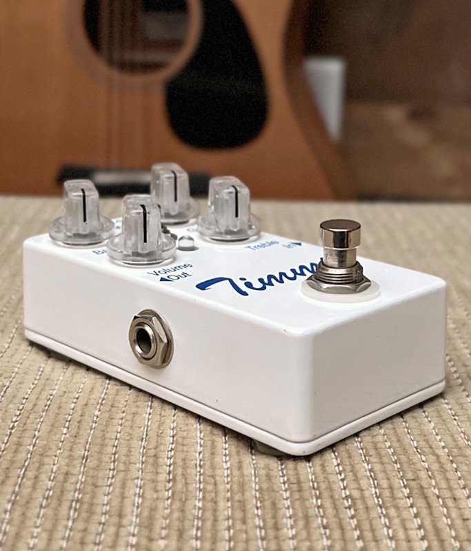 USED Paul Cochrane Timmy V2 Overdrive Pedal White 2012