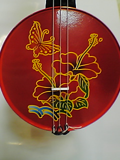 かんから三線、カンカン三線、カンカラ三線、ハイビスカス（丸高