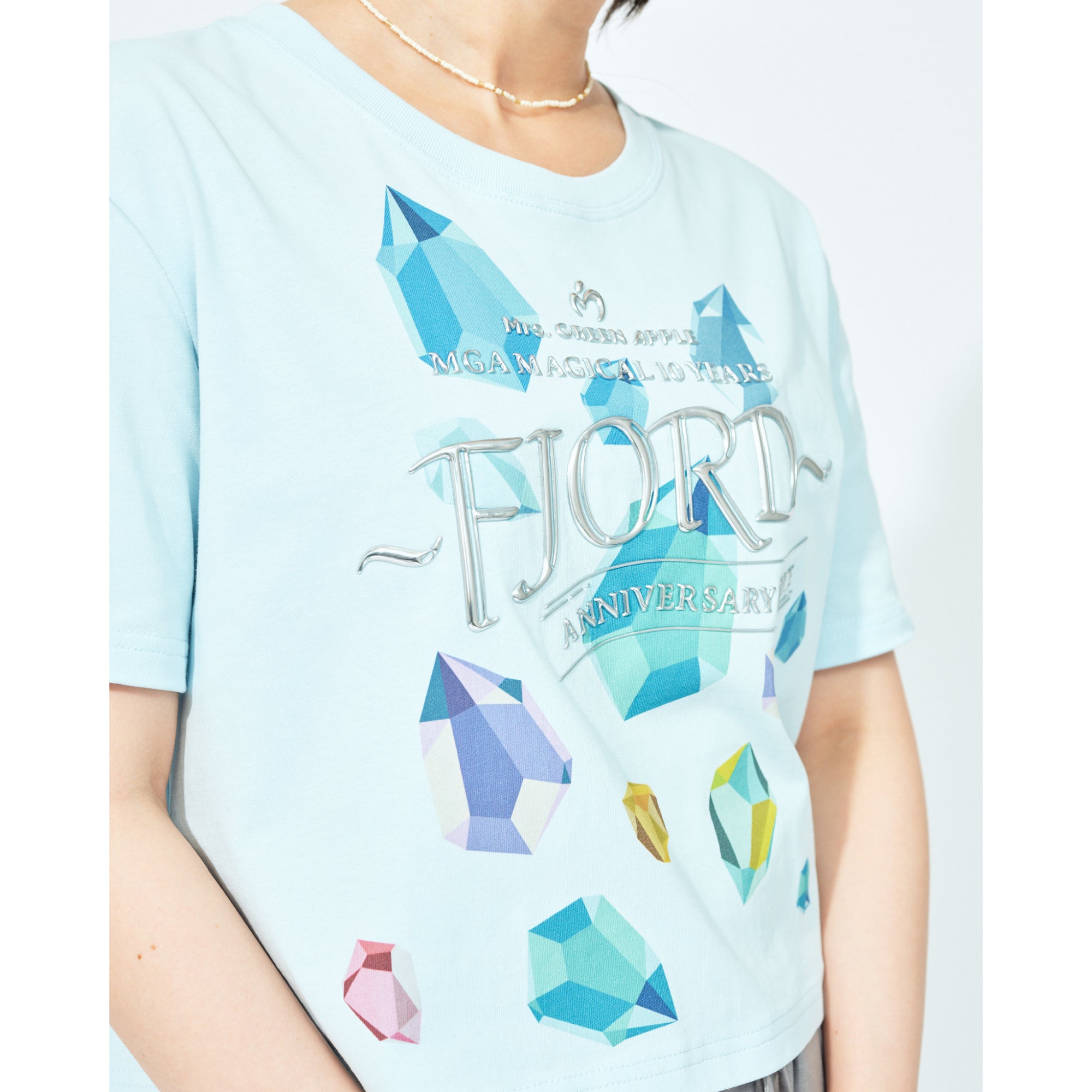 FJORD クリスタルTシャツ / ライトブルー – Mrs. GREEN APPLE OFFICIAL