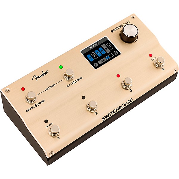 Fender Switchboard Effects Operator Loop Switcher Pedal Champagne