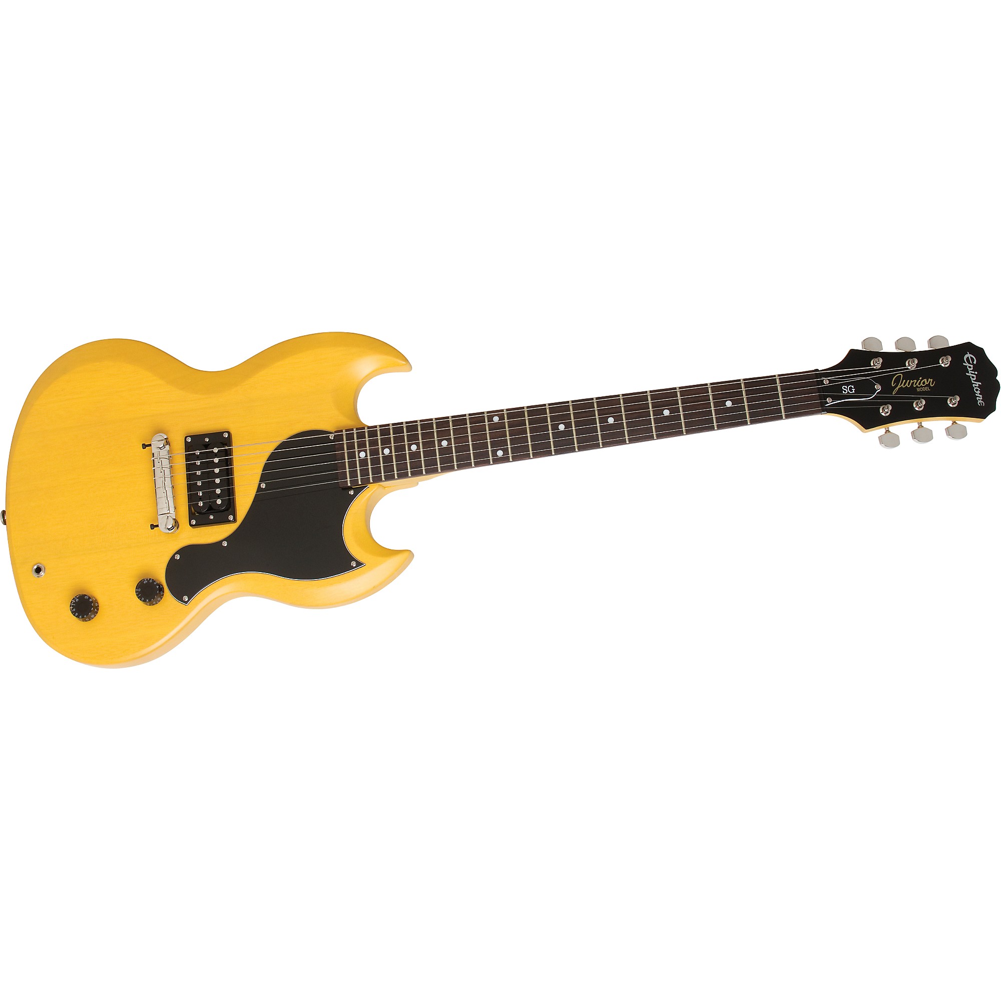 Epiphone Ltd Ed SG-Junior Electric Guitar Worn TV Yellow | Guitar