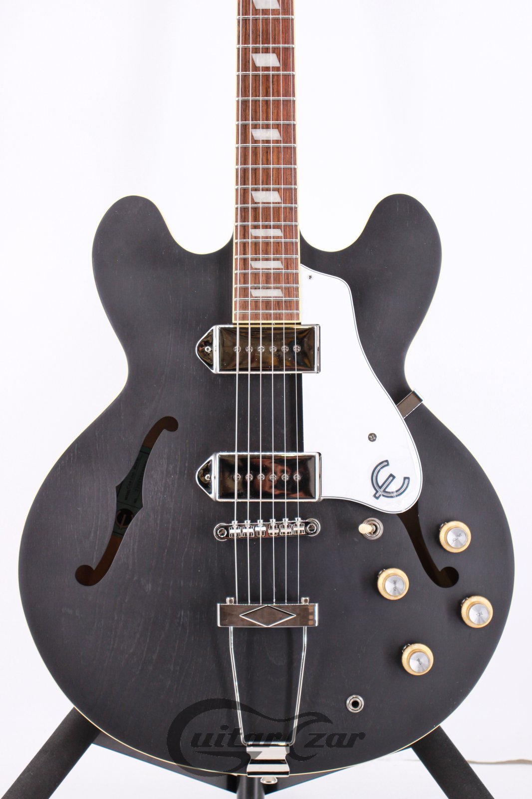 Epiphone Casino Worn Ebony Hollow Body Electric Guitar