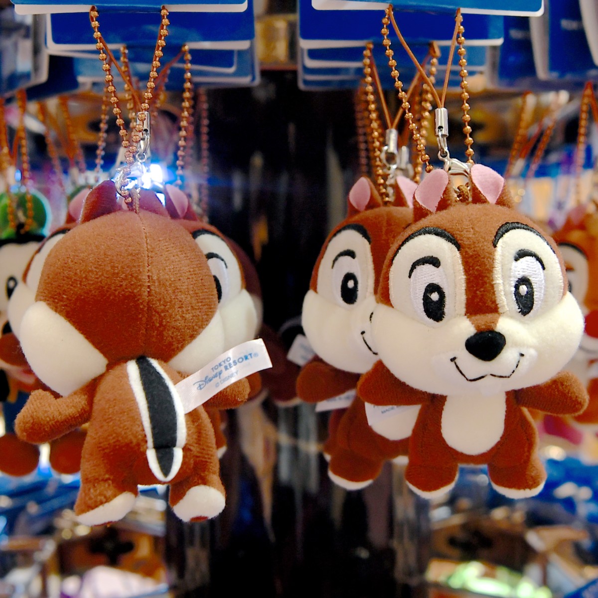 2頭身姿がかわいい！東京ディズニーランド ぬいぐるみストラップキー