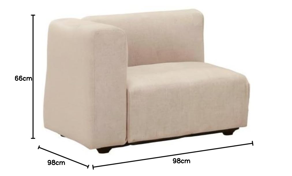 Amazon.co.jp: 無印良品 ユニットソファ本体アーム付 大 幅98cm