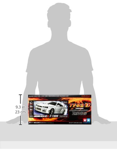 Amazon.com: Tamiya 300058605-1:10 RC Nismo R34 GT-R Z-Tune (TT-02D