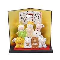 Amazon.co.jp: 薬師窯(yakushigama) 干支 クリスタル 十二支 飾り