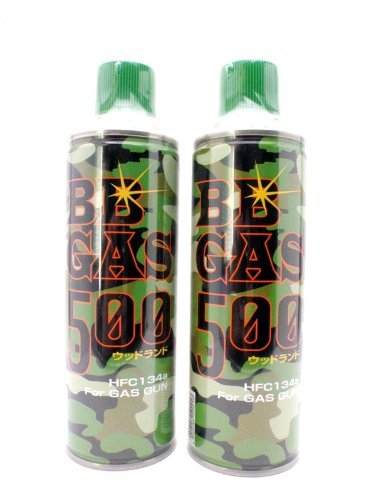 Amazon | ガスガン用ガス ウッドランドBBGAS HFC-134Aガス 500g 2本