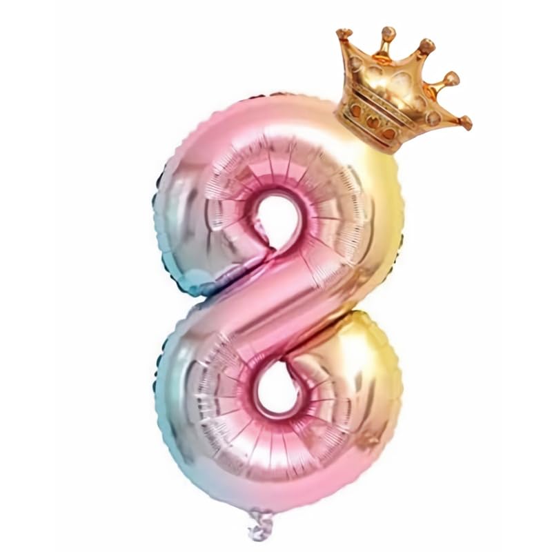 Amazon | 【LEISURE CLUB】誕生日 数字バルーン 数字8 32インチ