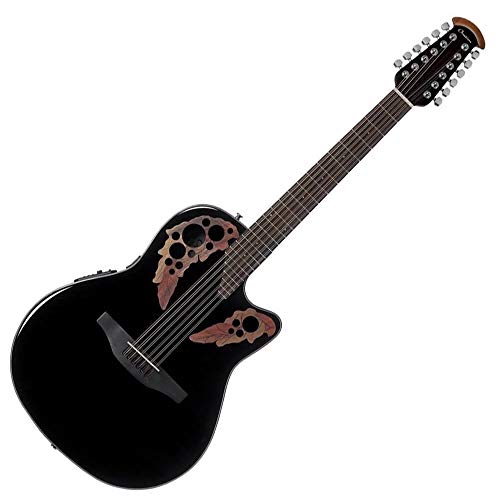 Amazon.co.jp: OVATION CE4412-5-G BLK Celebrity Elite 12-String Mid