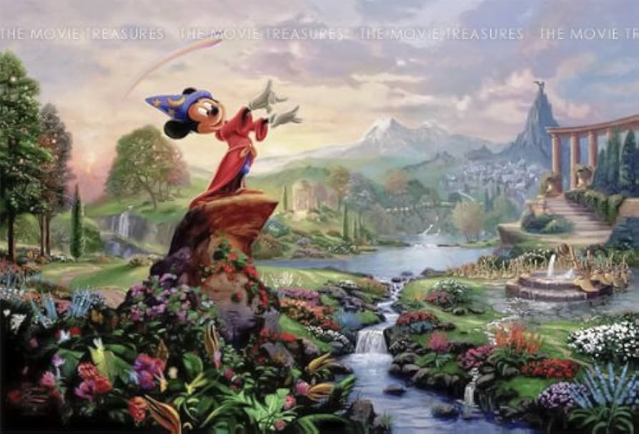 Amazon.co.jp: 西洋絵画 ディズニー ミッキーマウス ファンタジア