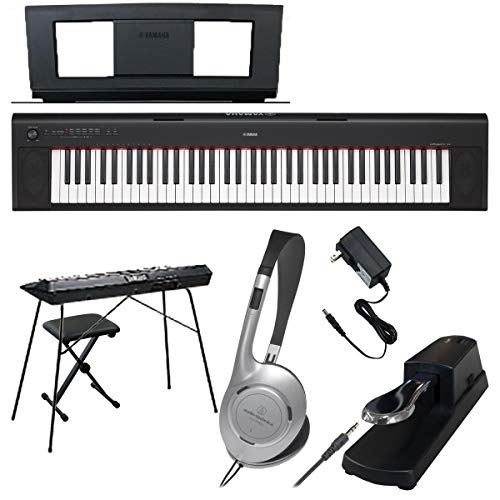 Amazon | YAMAHA NP-32 BK キーボード 専用スタンド ヘッドホン・イス