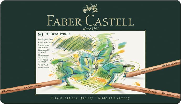 Amazon.com: Faber-Castell Pitt® Pastel Pencils - Tin of 60
