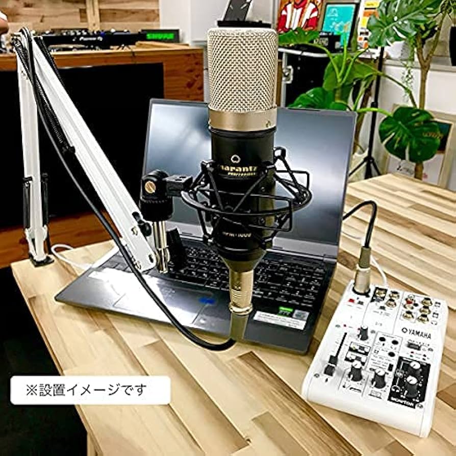 Amazon.co.jp: YAMAHA ミキサー AG03MK2 W(白) + コンデンサーマイク