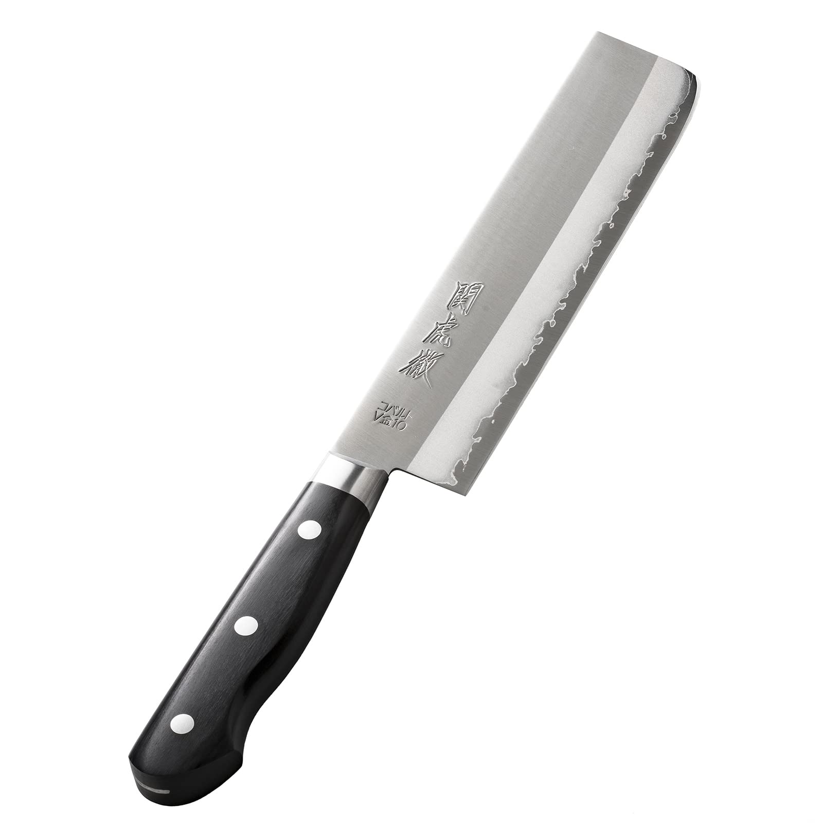 Amazon｜安田刃物 関虎徹 V金10号 菜切包丁 日本製 鍔付 165mm YG302