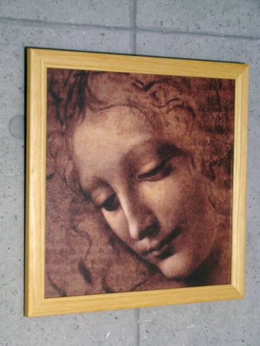 Amazon.co.jp: ポスター レオナルド ダ ヴィンチ ほつれ髪の女