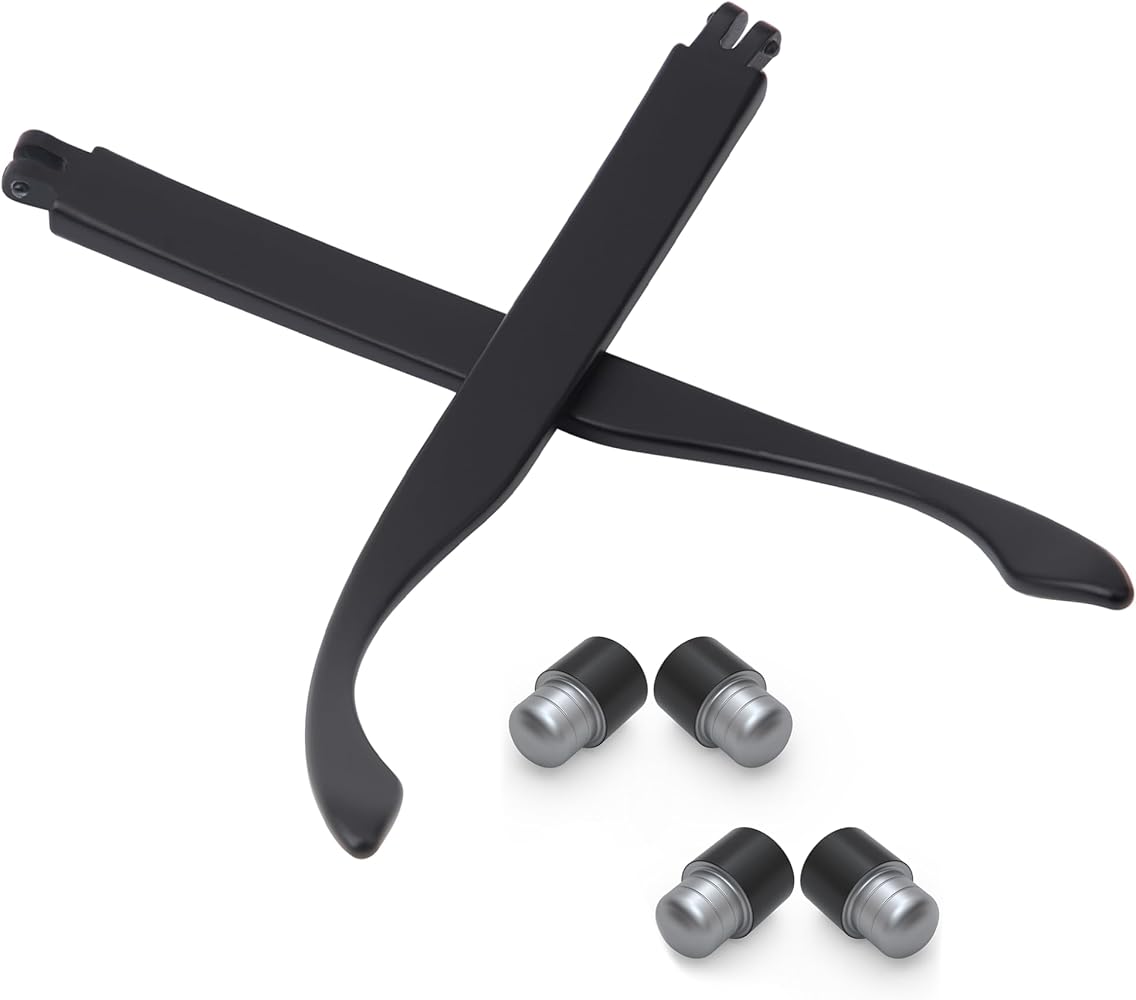 Amazon.com: Well-aimed Black Replacement Temples Arms Legs/Rivets
