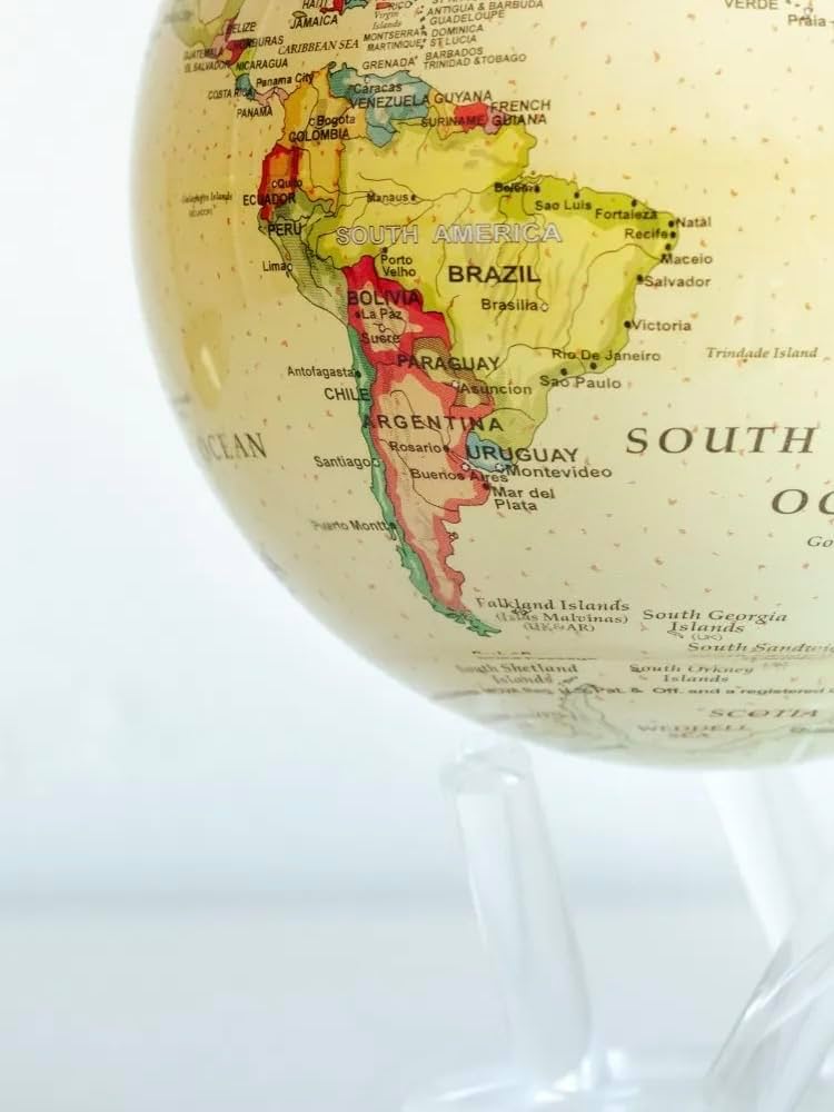 Amazon.com: MOVA Globe – Political Map Yellow 6” | Vintage-Style