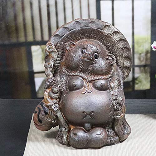 Amazon.co.jp: 信楽焼 古狸菴【11号福ひねり狸 tt-0145】手作り しが