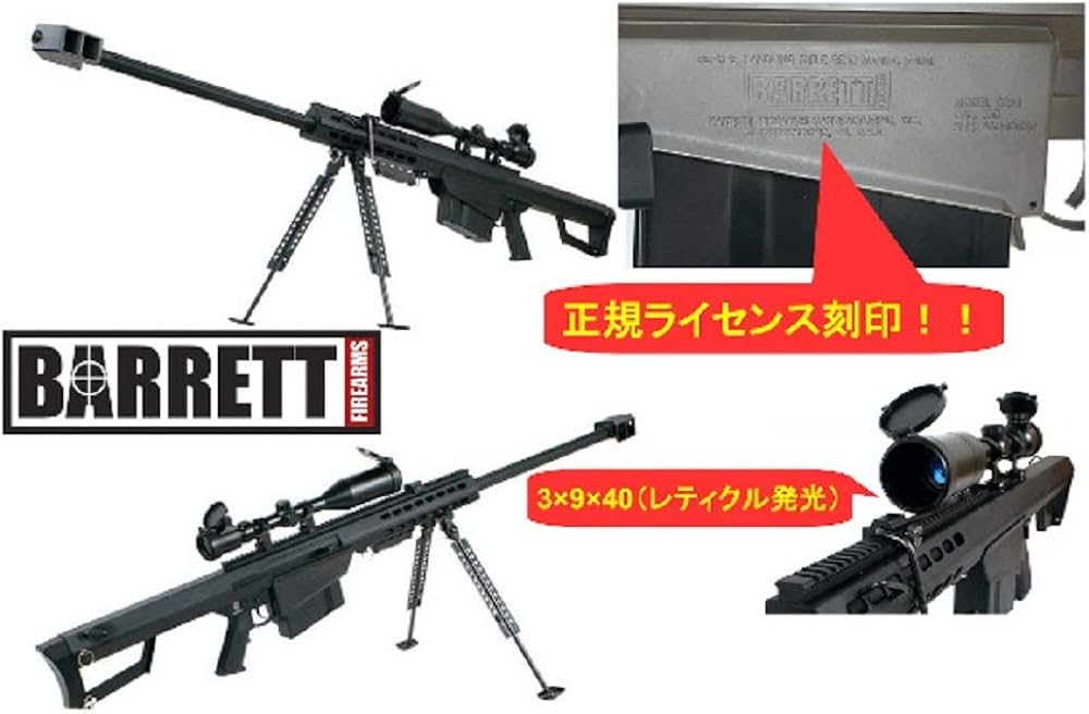Amazon.co.jp: SNOW WOLF (スノーウルフ) バレット M82A1 各種 刻印