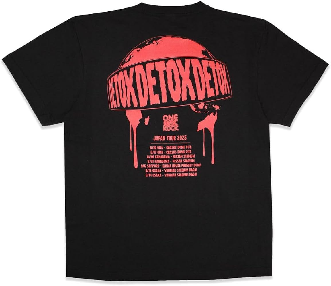 Amazon.co.jp: ワンオクロック ワンオク 2025 DETOX JAPAN グッズ T