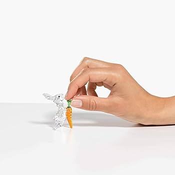 Amazon.co.jp: スワロフスキー ウサギとニンジン、クリア、オレンジ