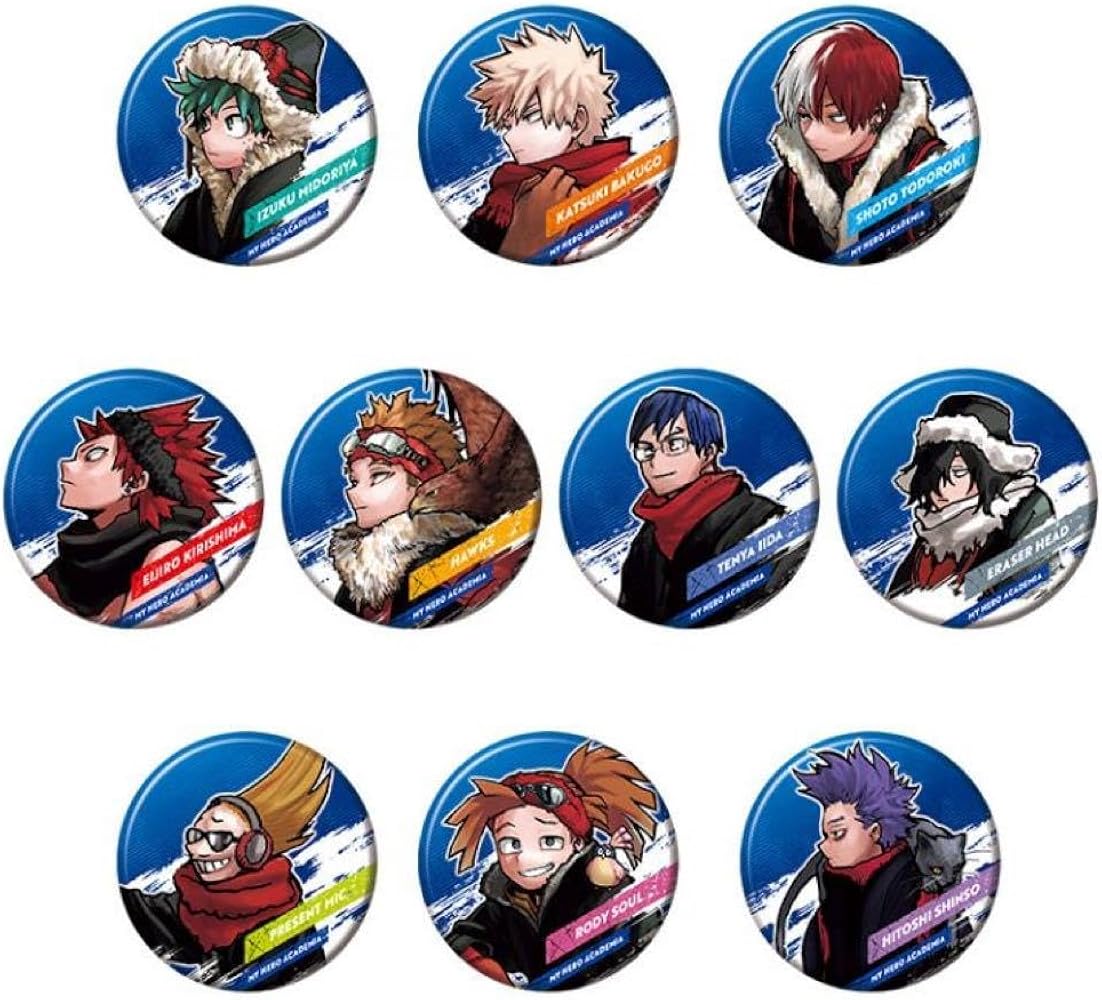 Amazon.co.jp: ヒロアカ 新十傑 缶バッジ : ホビー