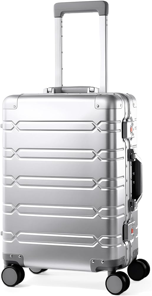 Amazon.com | VentureVault All Aluminum Carry On Luggage 22x14x9