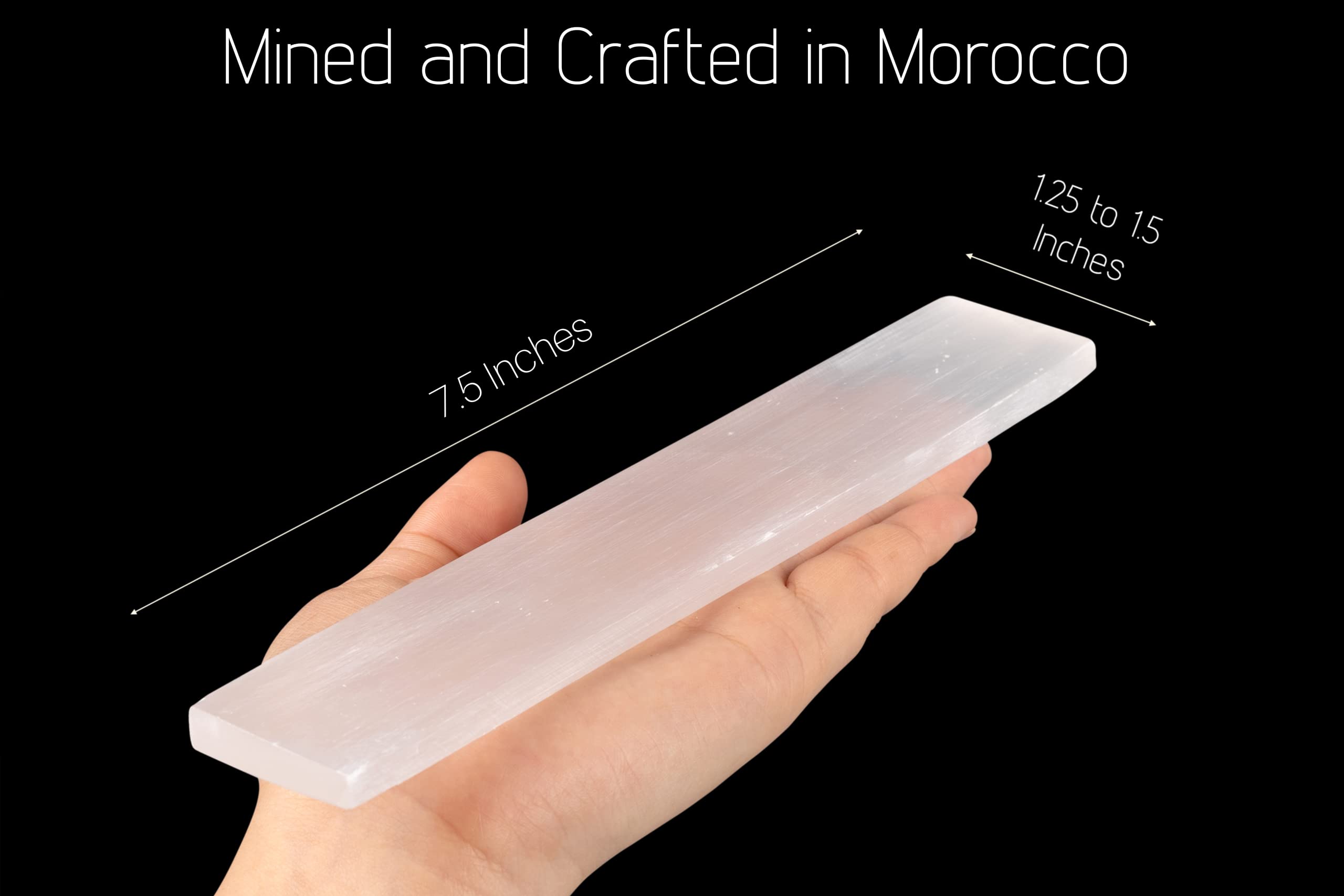 Amazon.co.jp: 大型セレナイト充電プレート – 7.5インチ セレナイト