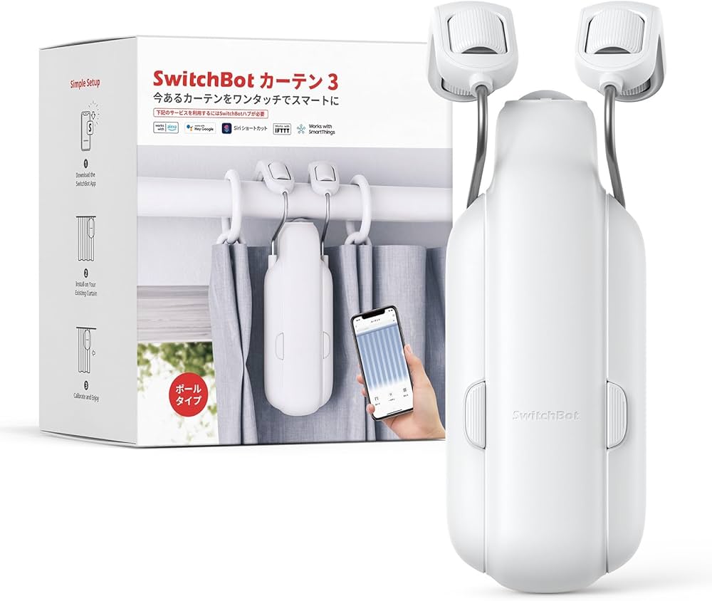 Amazon.co.jp: SwitchBot カーテン 第3世代 自動開閉 スイッチボット