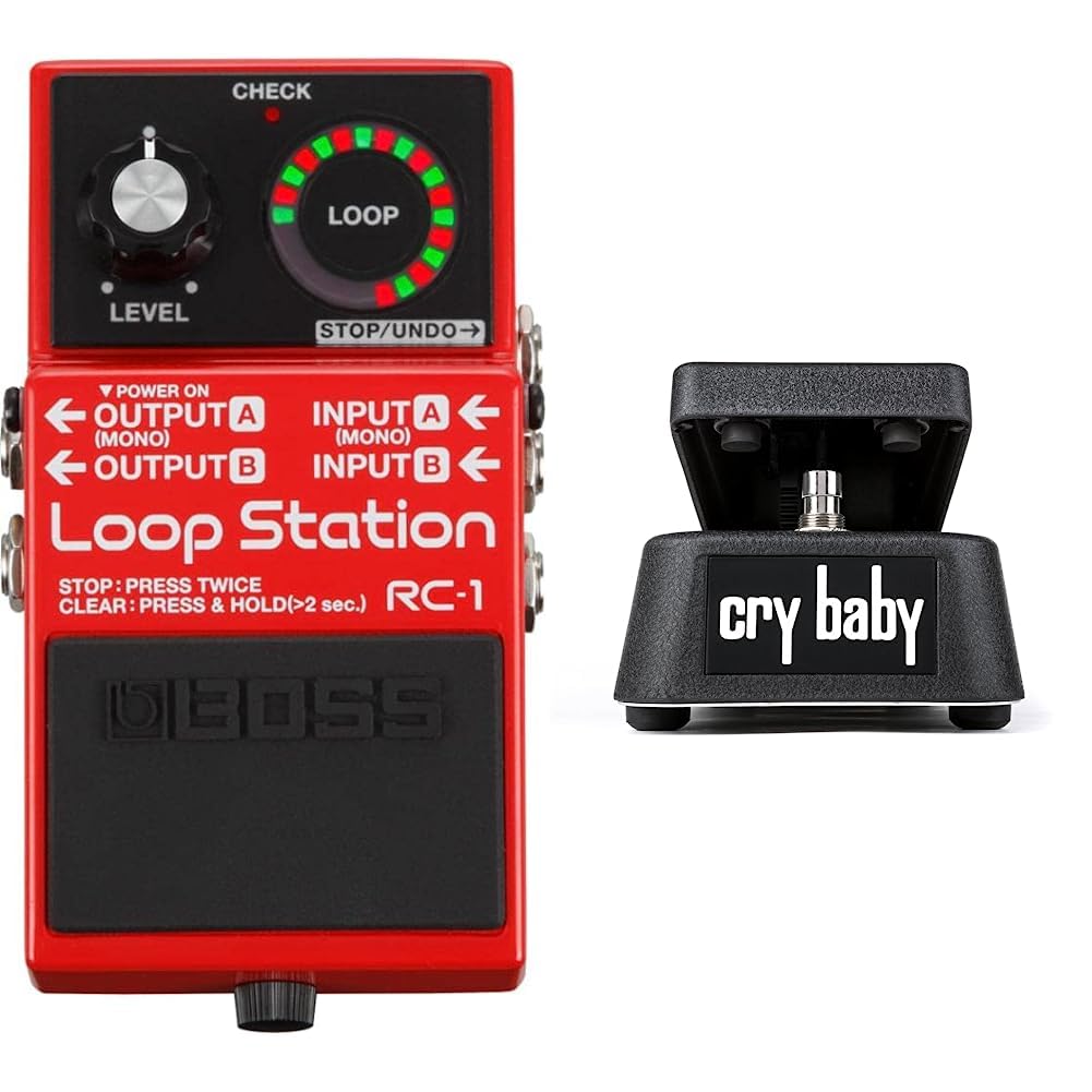 Amazon.com: Boss RC-1 Loop Station & JIM DUNLOP Standard Wah
