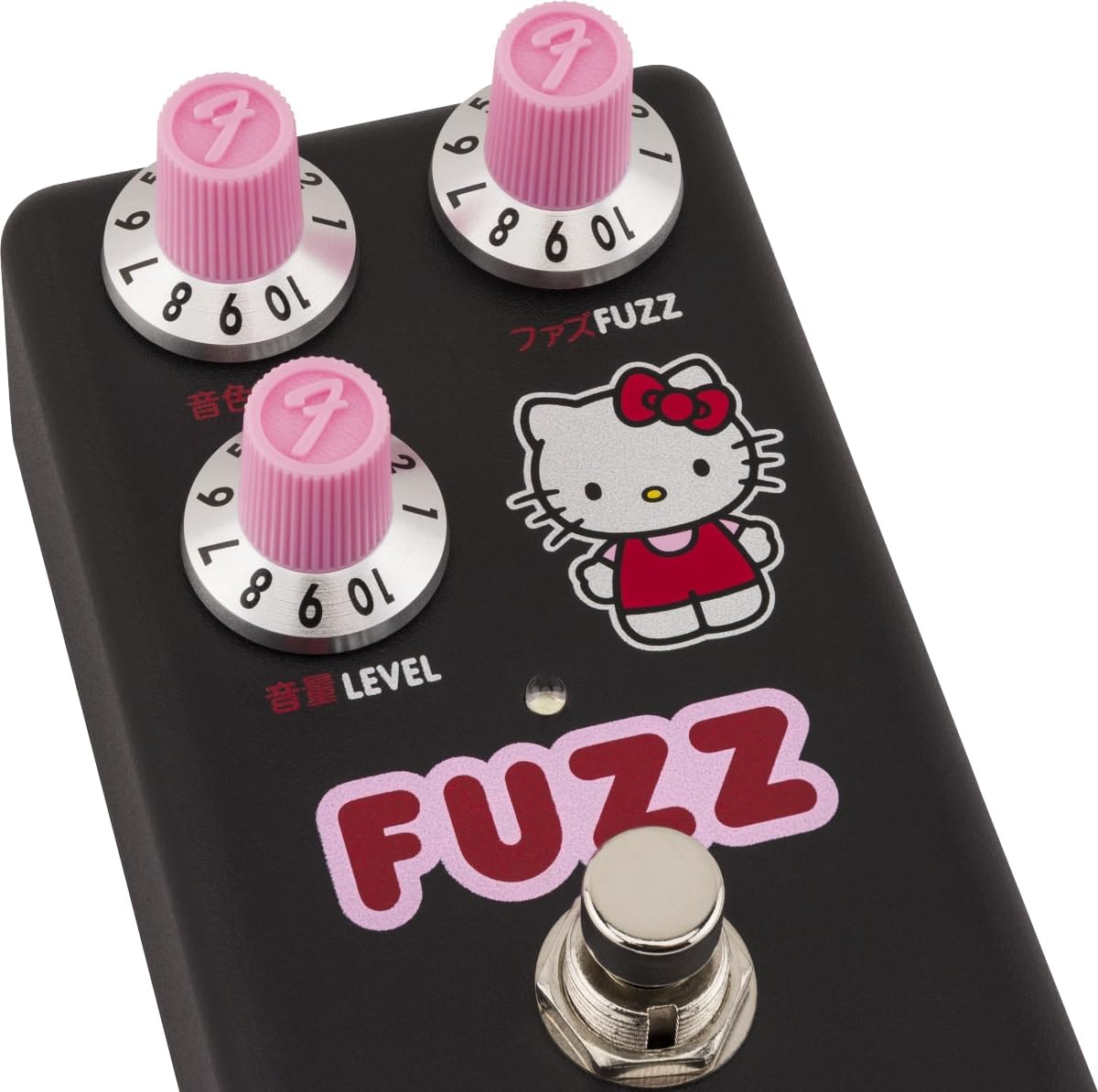 Amazon | Fender/Fender x Hello Kitty Black Fuzz Pedal ファズ