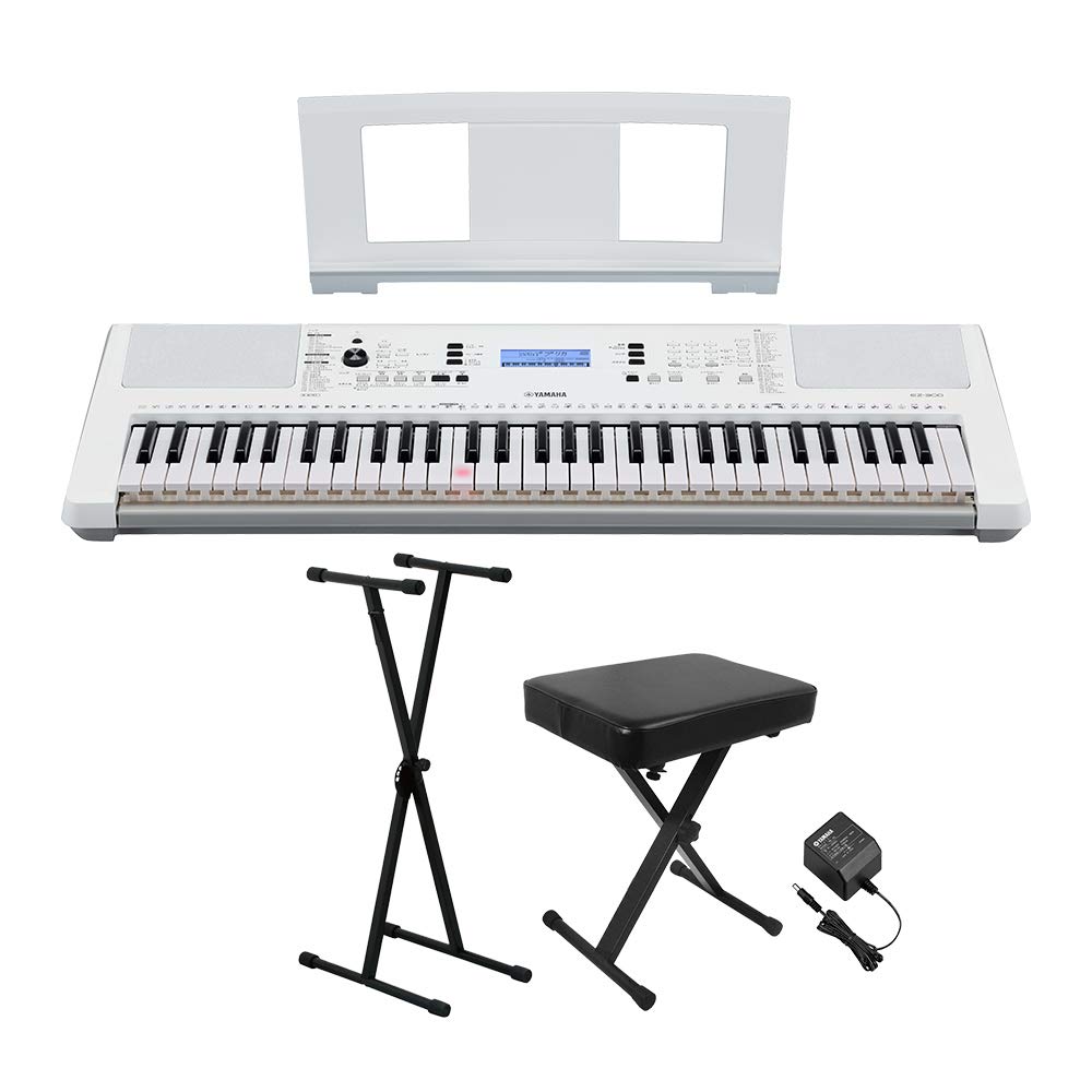Amazon | YAMAHA EZ-300 Xスタンド・Xイスセット 光る鍵盤 61鍵盤