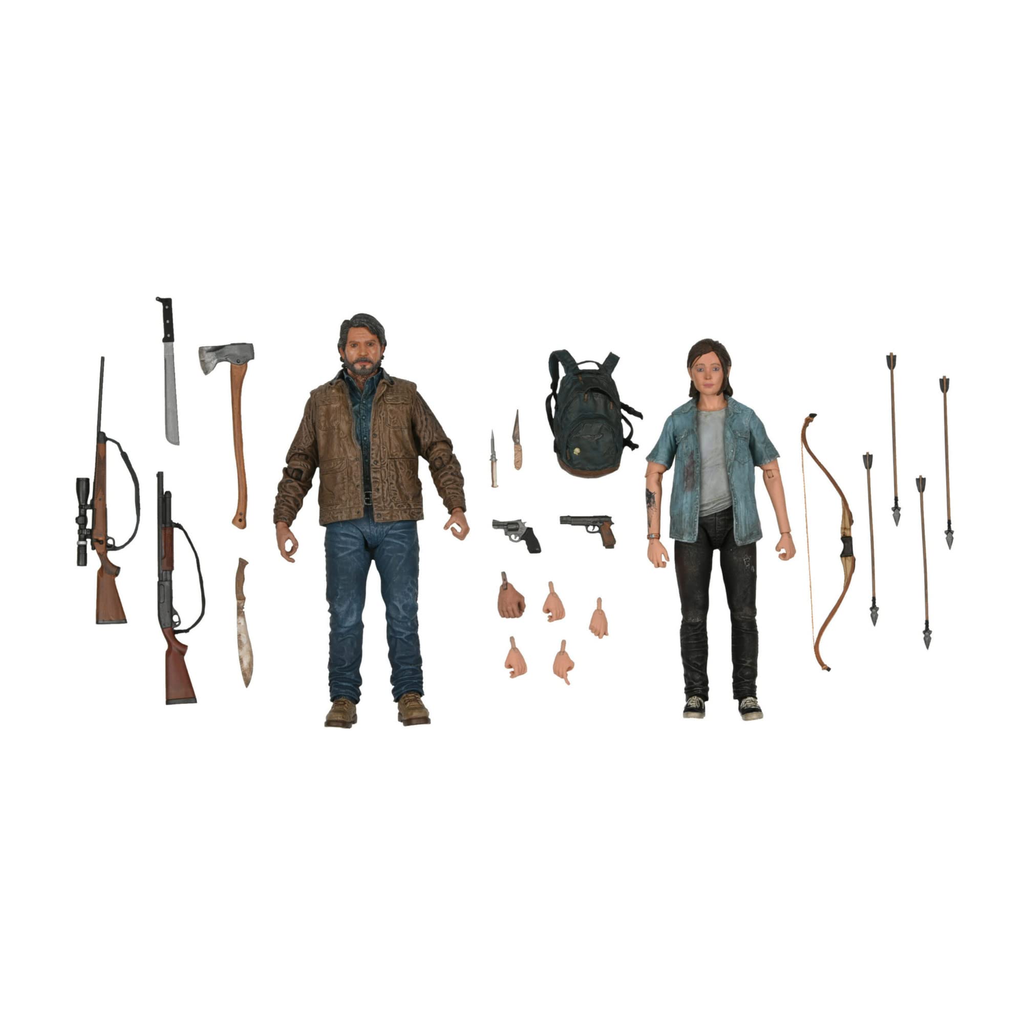 Amazon.com: NECA - The Last of US 2 Pack of Two 7” Scale Action