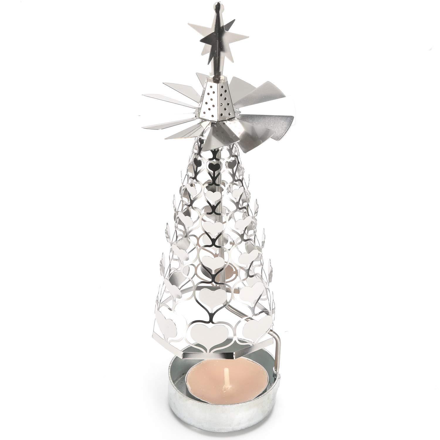 Amazon.co.jp: クリスマス ロータリーキャンドルホルダー クリスマス