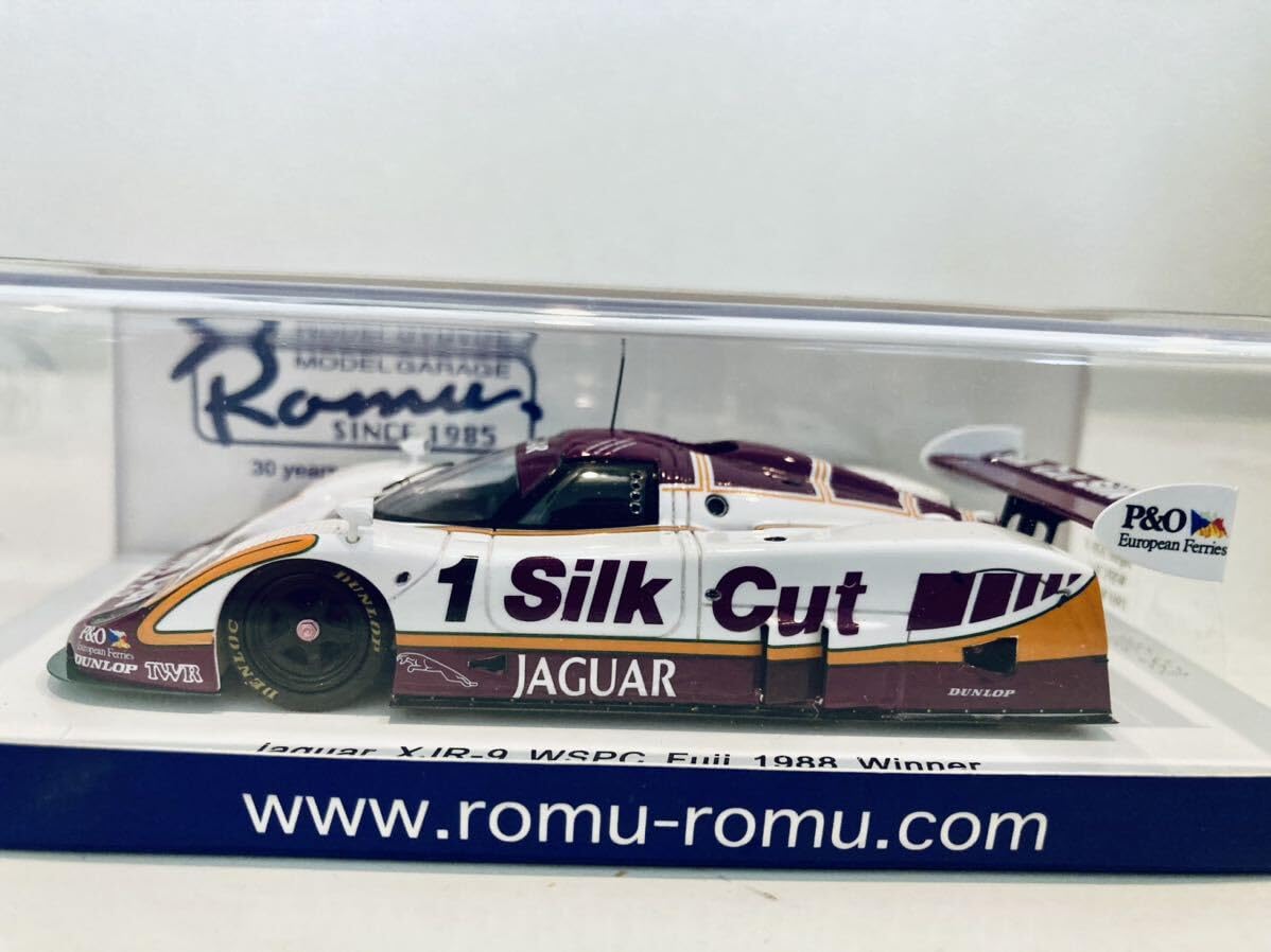 Amazon.co.jp: 1/43 Spark ロム特注 Jaguar ジャガー XJR-9#1 M