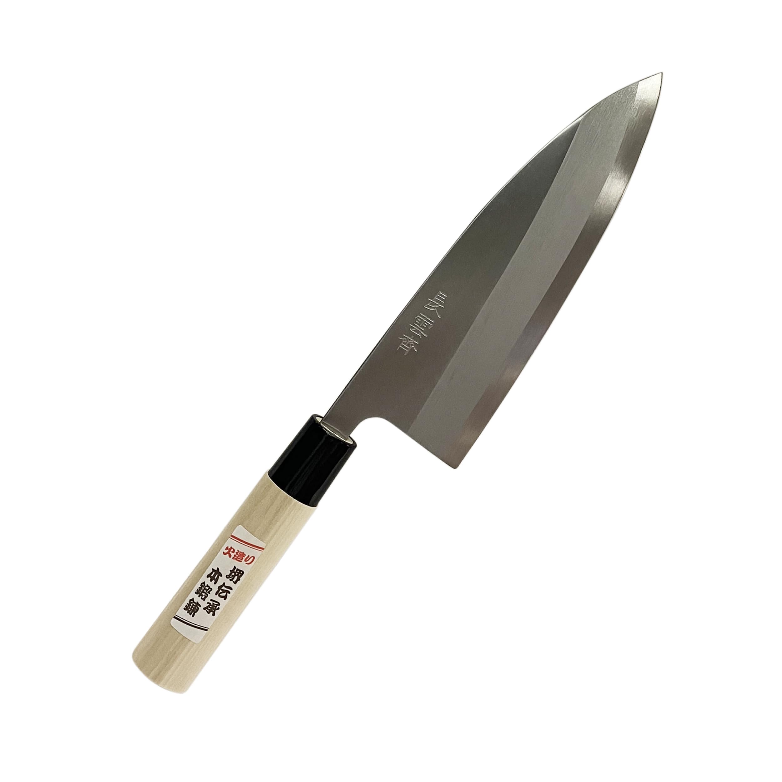 Amazon｜長雲斉 出刃包丁 180mm 白紙鋼 堺産 PR4108｜出刃包丁