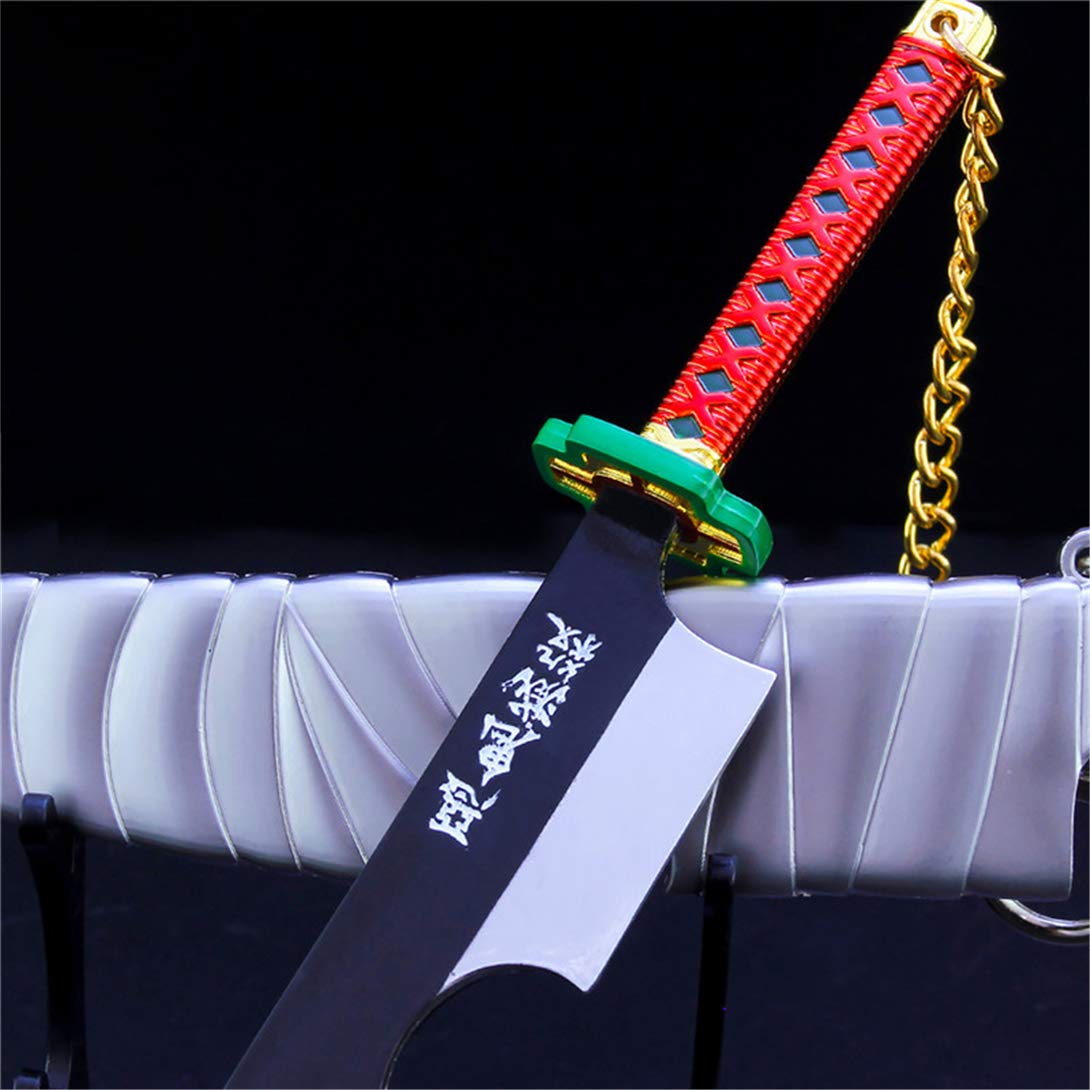 Amazon.co.jp: Wanqian 鬼滅 宇髄 天元 ペーパーナイフ ミニ日輪刀