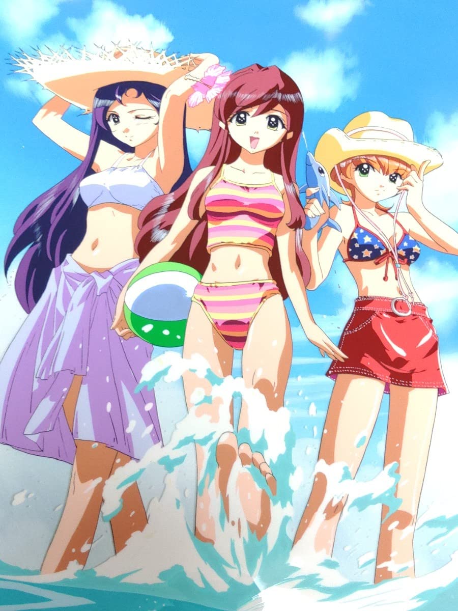 Amazon.co.jp: 版権大判セル 楓三姉妹 テレビ東京 アニメセル画 rry