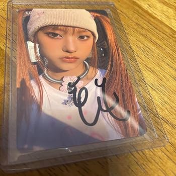 Amazon.co.jp: newjeans 希少 直筆サイン入り トレカ ヘリンちゃん
