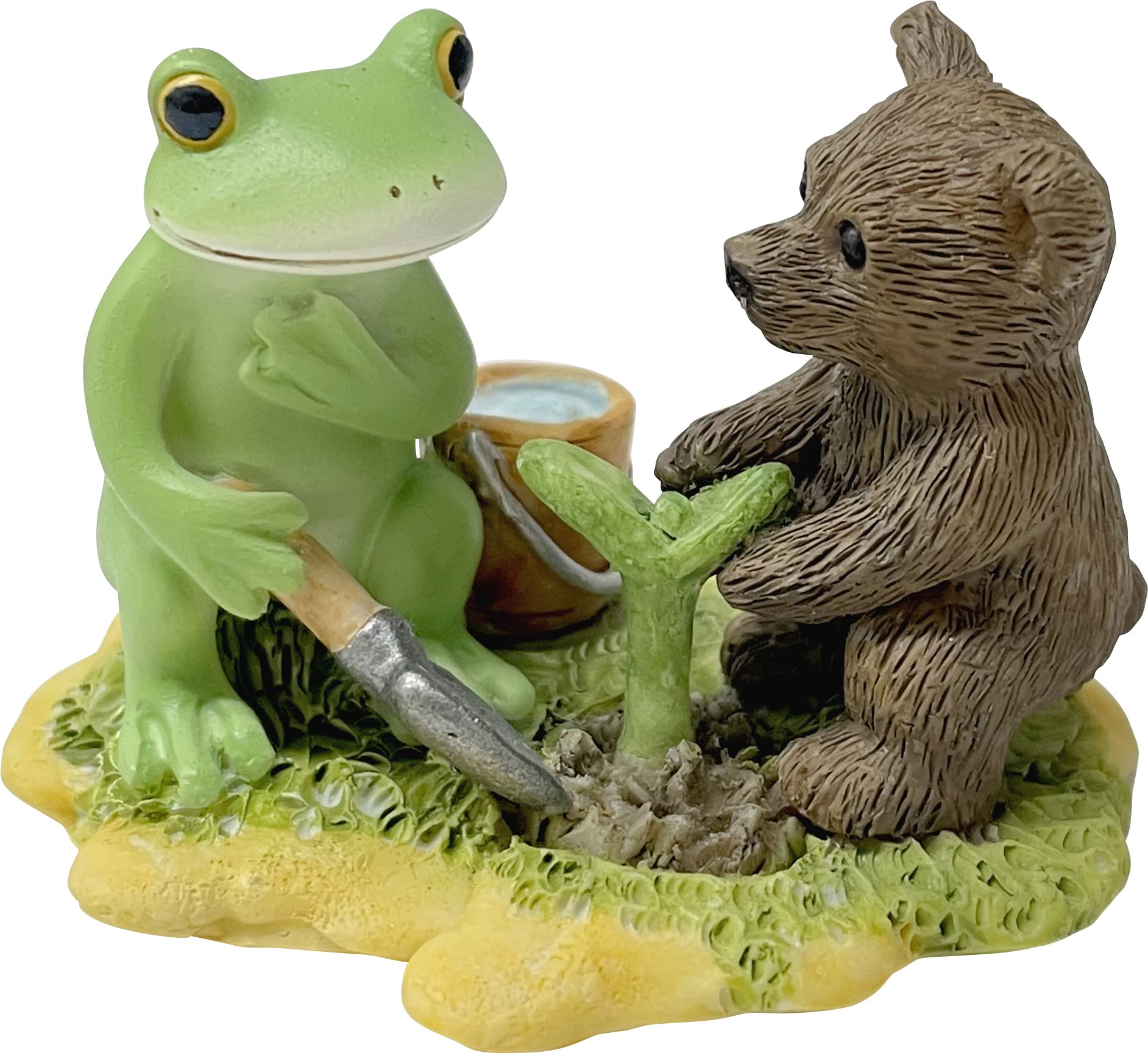 Amazon｜ダイカイ(DAIKAI) コポー お花を育てるカエルとクマ｜玄関