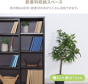 Amazon.co.jp: 不二貿易 本棚 ダブルスライドラック 幅89×奥行29×高さ