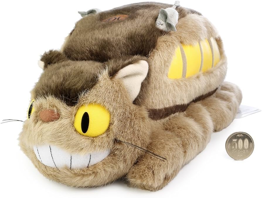 Amazon.co.jp: スタジオジブリ となりのトトロ ネコバス M ぬいぐるみ