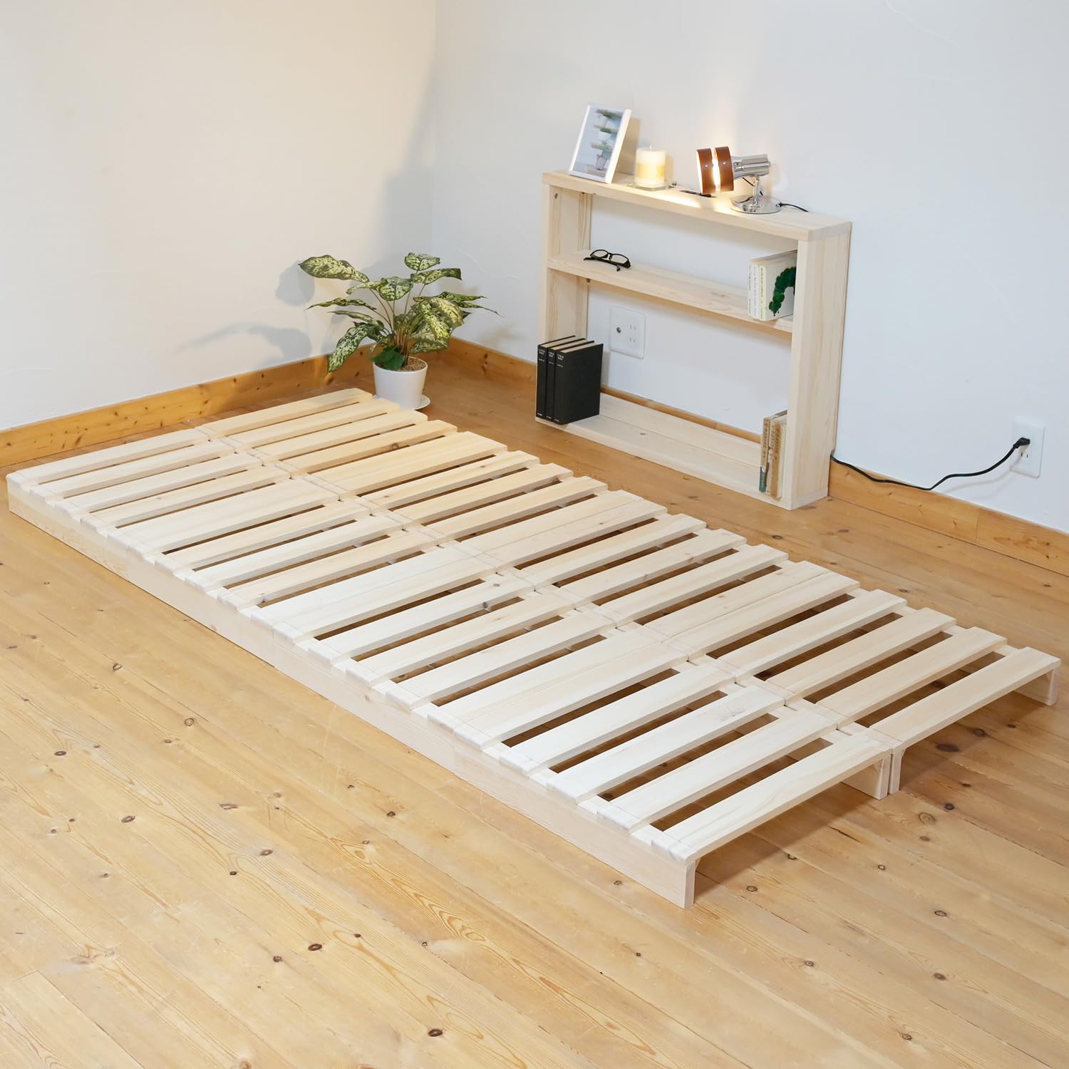 Amazon｜[山善] パレットベッド すのこベッド ベッドフレーム シングル