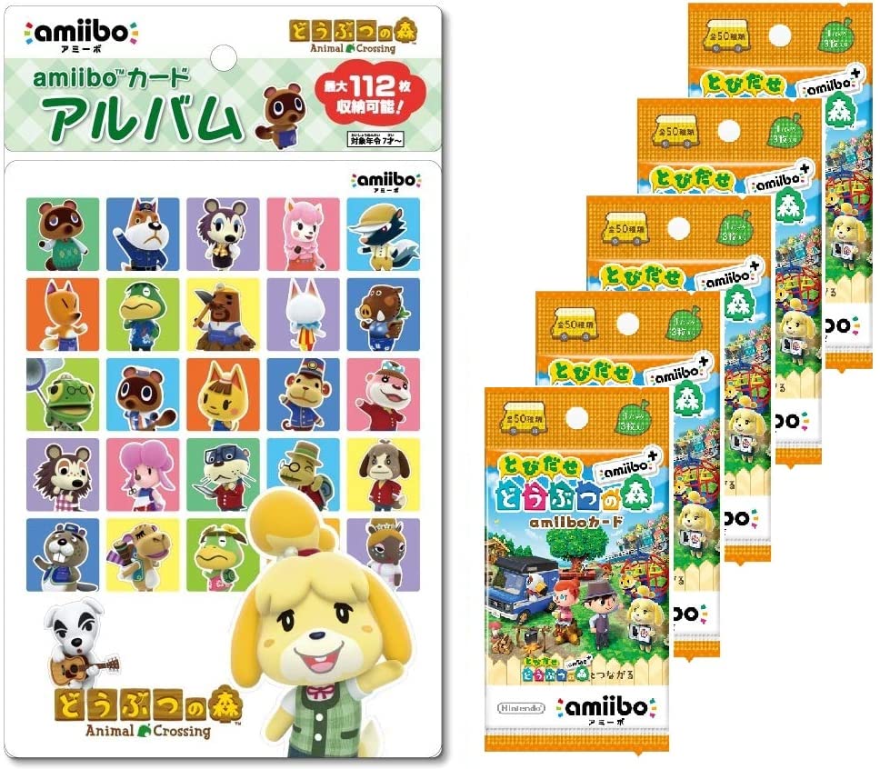 Amazon | 『とびだせ どうぶつの森 amiibo+』amiiboカード (5パック)+