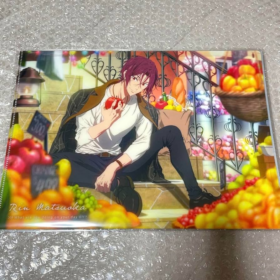 Amazon.co.jp: Free 松岡 凛 on my day off クリアファイルセット