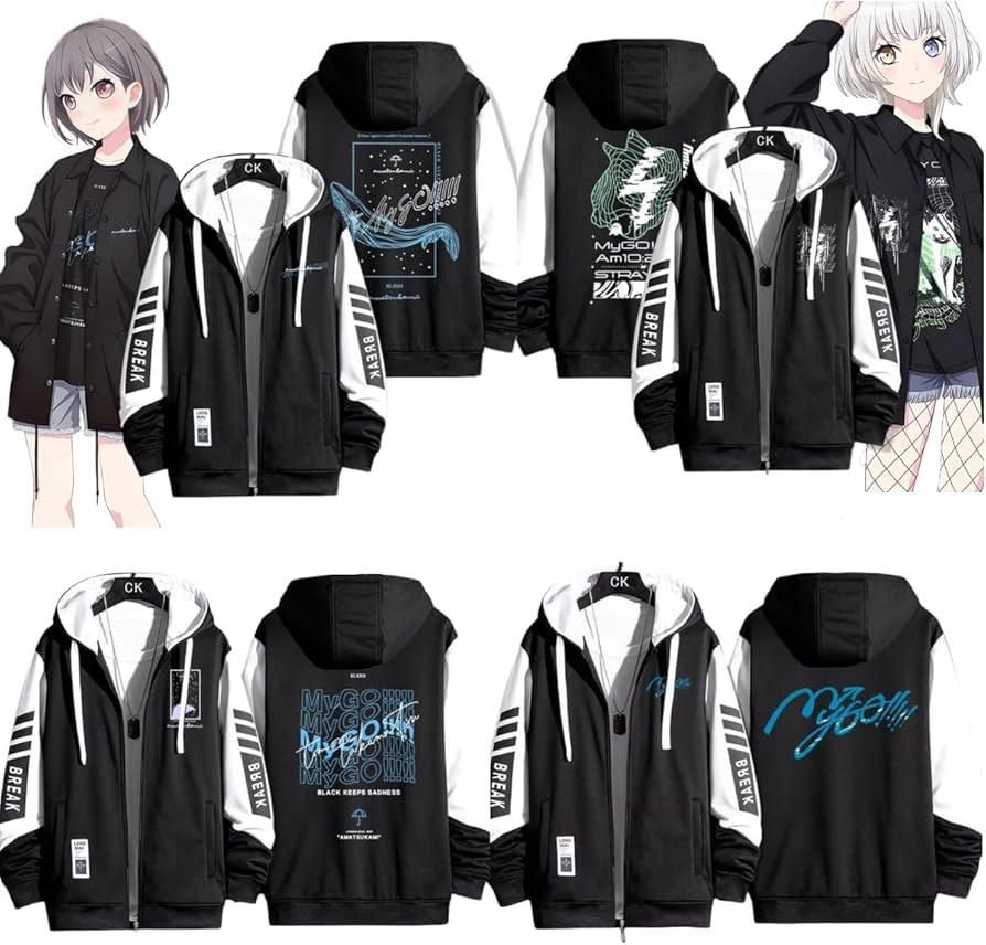 Amazon.co.jp: TAOYX(夕方) 高松燈 要楽奈 同型 パーカー 長袖 BanG