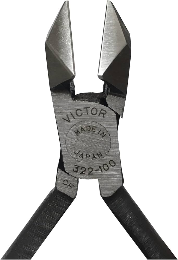 Amazon | ビクター 斜ニッパ 100mm 322-100 | 斜ニッパ